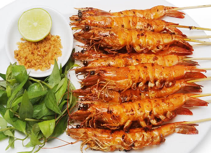 Tôm nướng muối ớt